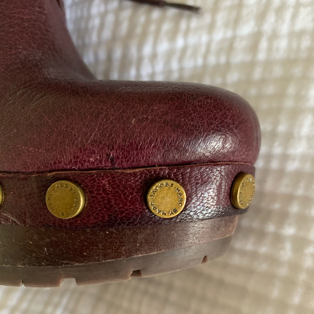 Marc By Marc Jacobs- Rivet Platform Bootie Prune - image 6